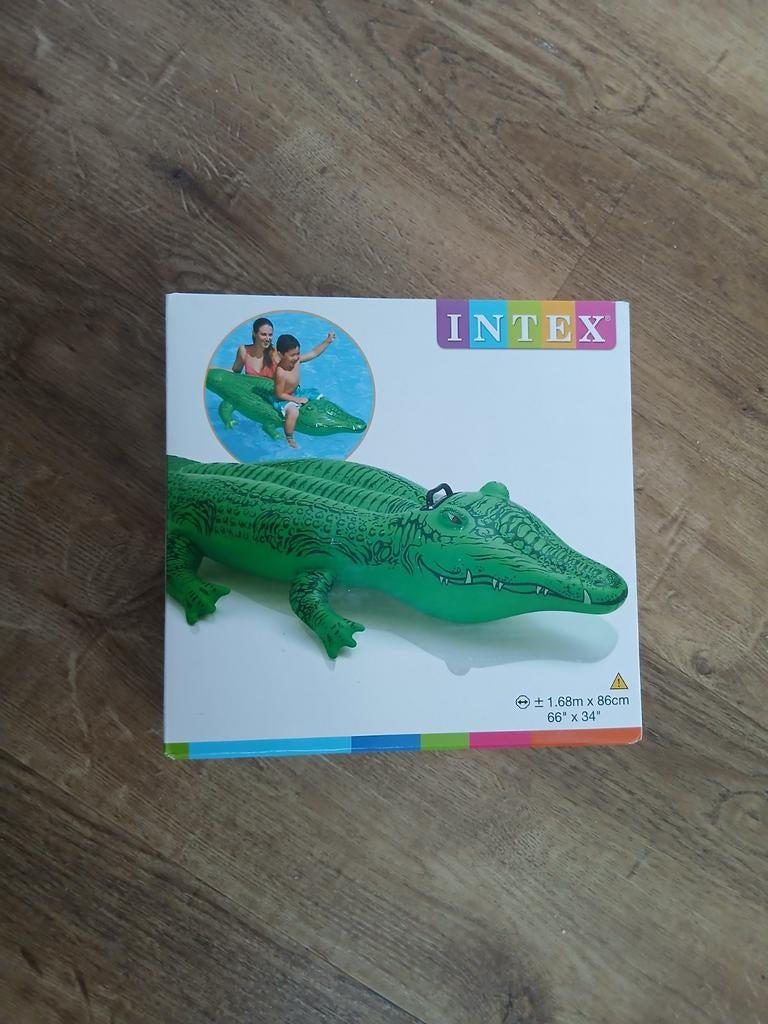 Intex Opblaas Krokodil Zwemband - Nieuw in Doos, Ophalen of Verzenden, Nieuw
