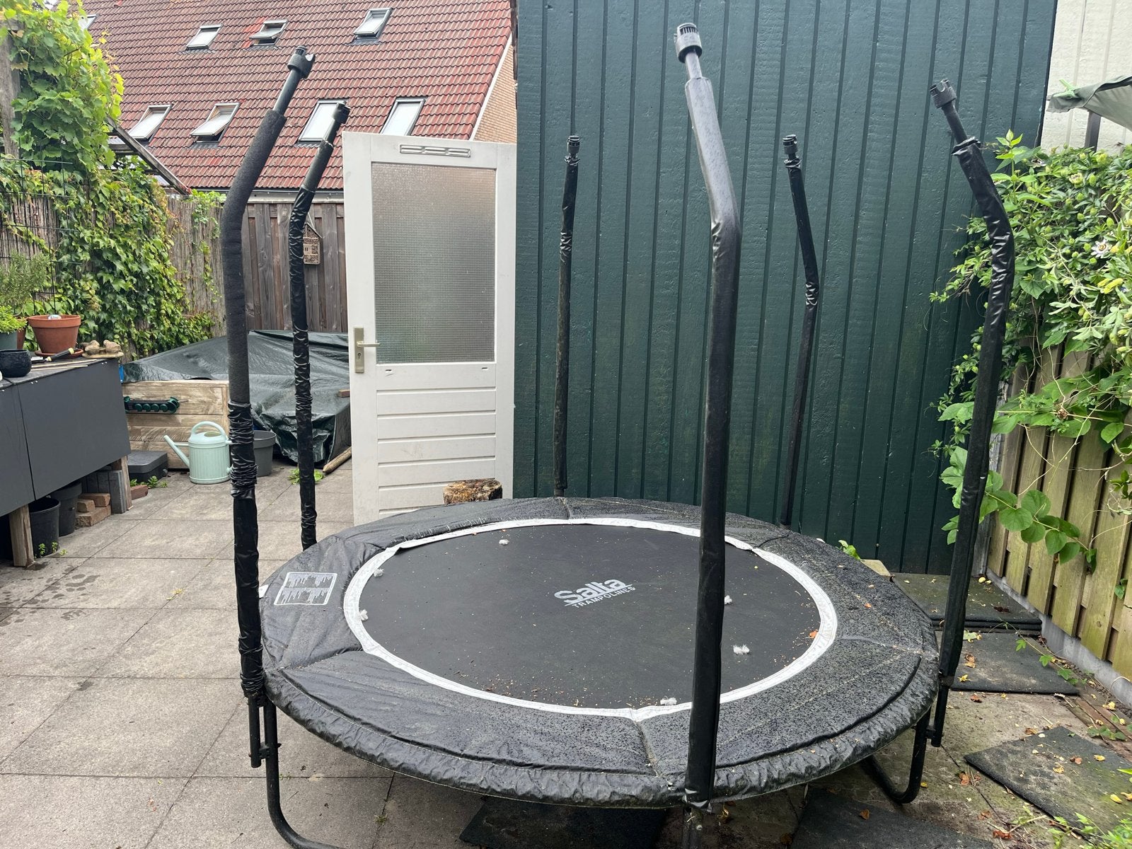 Trampoline Salta inclusief net, diameter is 210 cm, Ophalen, Gebruikt