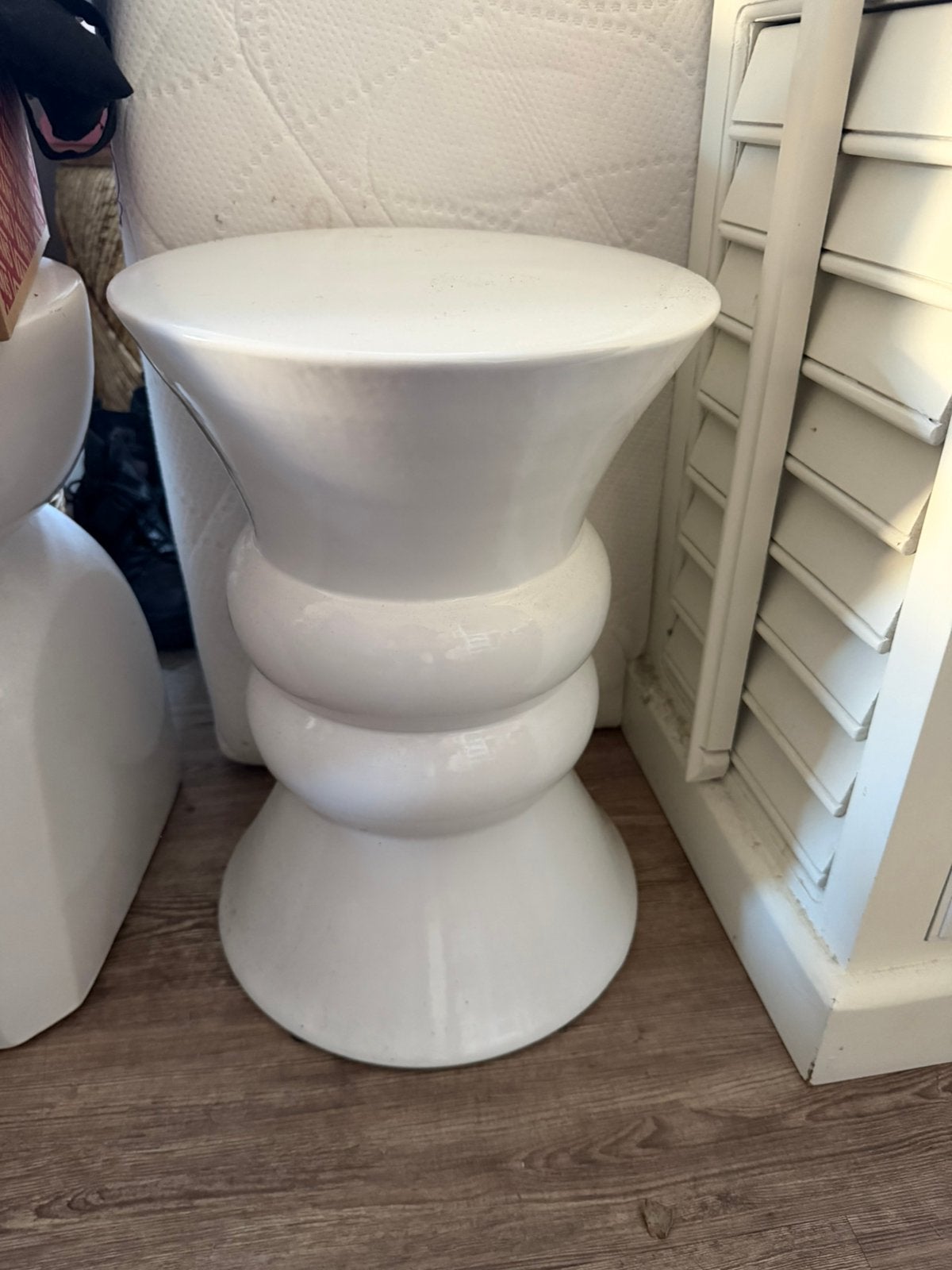 Rivièra Maison bijzettafel, Minder dan 55 cm, Rond, Zo goed als nieuw, Ophalen