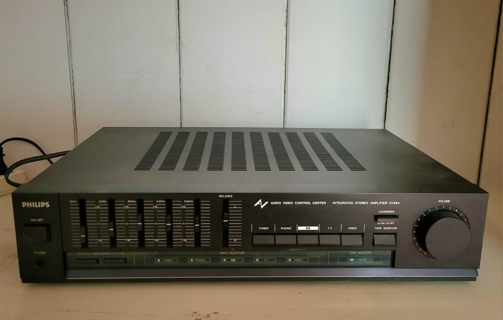 Philips FA564 Stereo geïntegreerde versterker, Gebruikt, Ophalen, Overige merken, Minder dan 60 watt