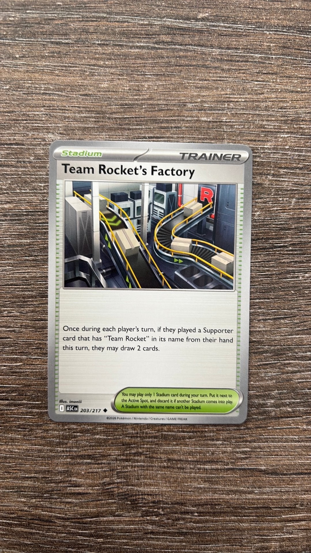 ASC Team Rocket’s Factory 203/217, Ophalen of Verzenden, Zo goed als nieuw