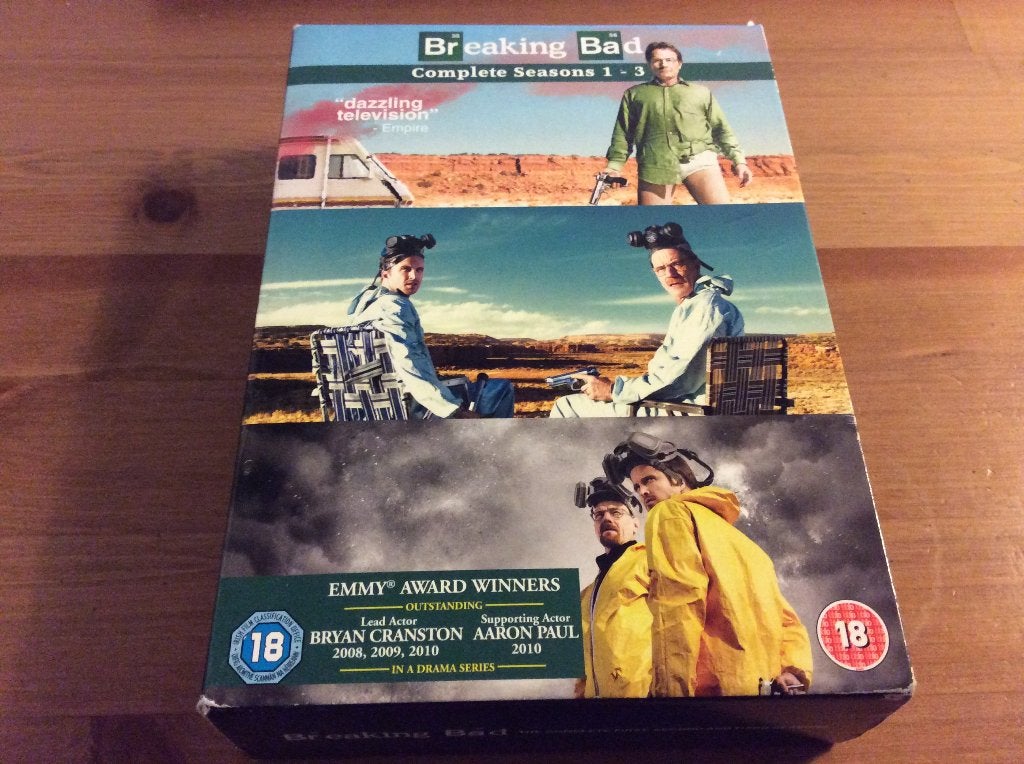 Breaking Bad seizoen 1-3 dvd-box. engels, Cd's en Dvd's, Dvd's | Tv en Series, Vanaf 16 jaar, Misdaad, Seizoen 1, Ophalen of Verzenden