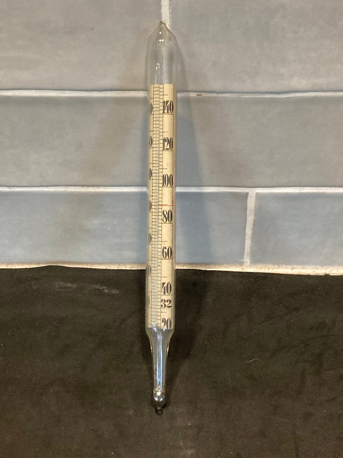 Oude zuivelthermometer (180425), Antiek en Kunst, Ophalen of Verzenden
