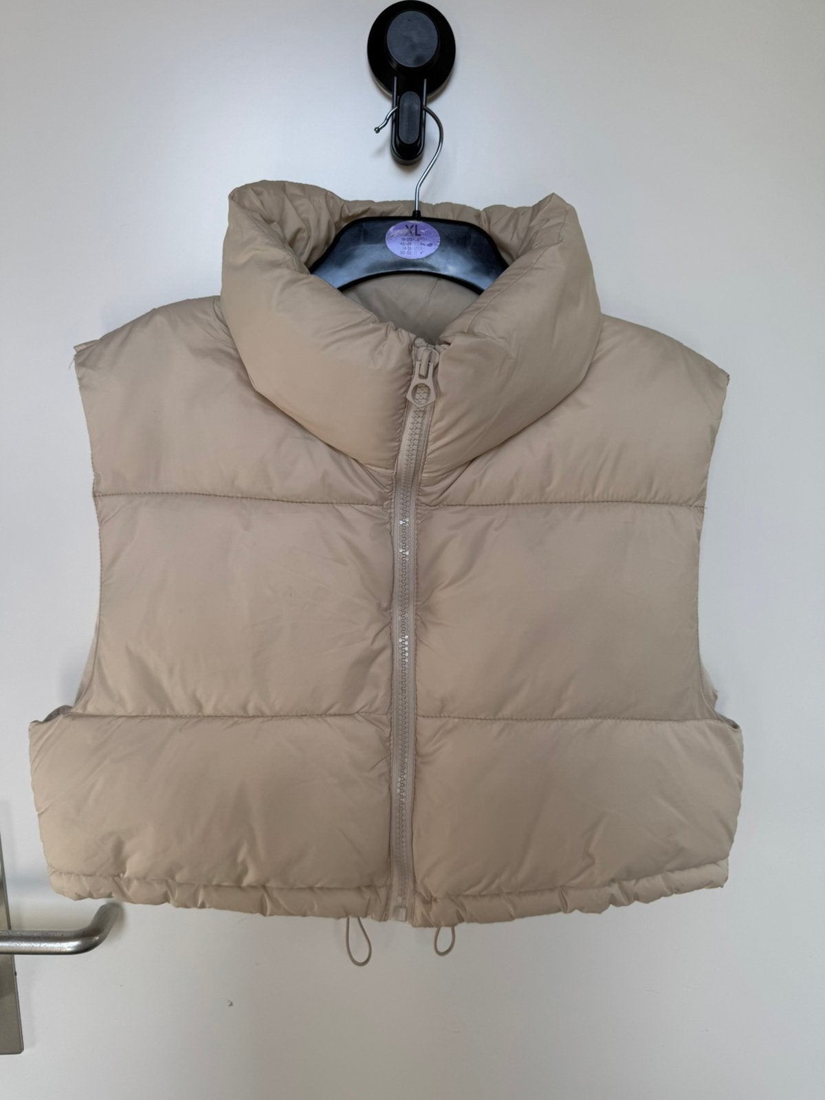 Crème Dames bodywarmer, Kleding | Dames, Ophalen of Verzenden, Zo goed als nieuw, Maat 38/40 (M), Beige