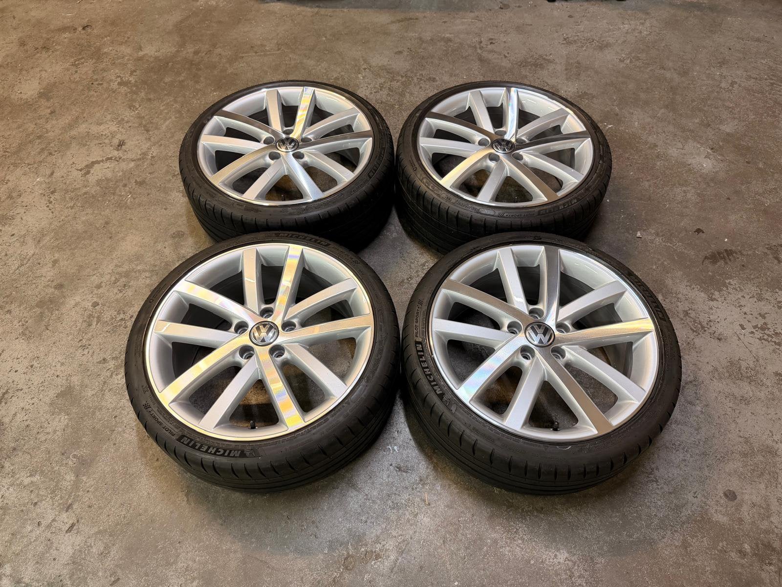✅ 18 inch Vancouver velgen Volkswagen Golf 6 7 5x112 GTI GTD, Auto-onderdelen, 18 inch, Gebruikt, Banden en Velgen, Ophalen of Verzenden