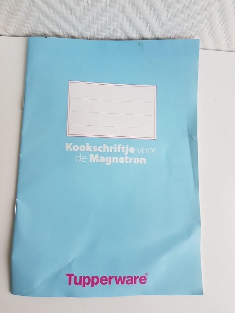T344 kookboekje voor de magnetron,Tupperware, Ophalen of Verzenden, Gebruikt, Overige typen