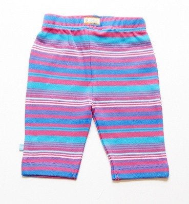 Lief lifestyle gestreepte legging fuchsia paars turquoise 98, Broek, Meisje, Nieuw, Ophalen of Verzenden