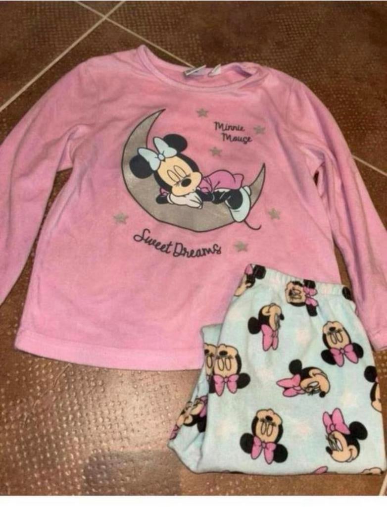 Minnie Mouse Pyjama Maat 116 - Roze, Ophalen of Verzenden, Zo goed als nieuw