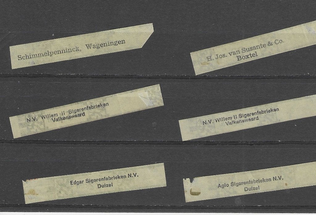 klassiek blad 266  belasting bandrrol  sigarenbanden, Ophalen of Verzenden, Zo goed als nieuw, Sigarenbandjes