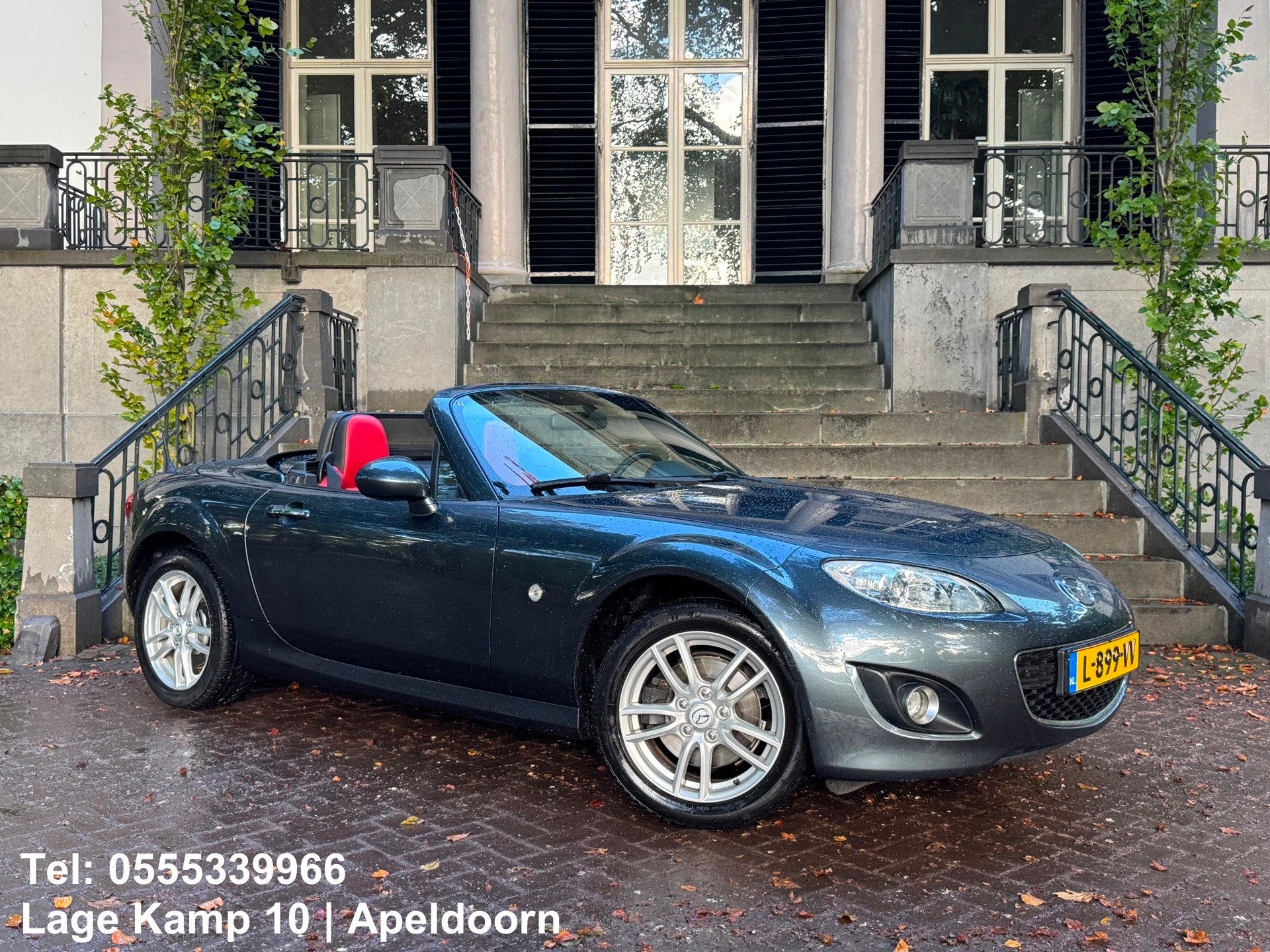 Mazda MX-5 1.8 TS Leder Airco Elektrische Hardtop Stoelverwa, Auto's, 127 pk, Achterwielaandrijving, Gebruikt, 4 cilinders