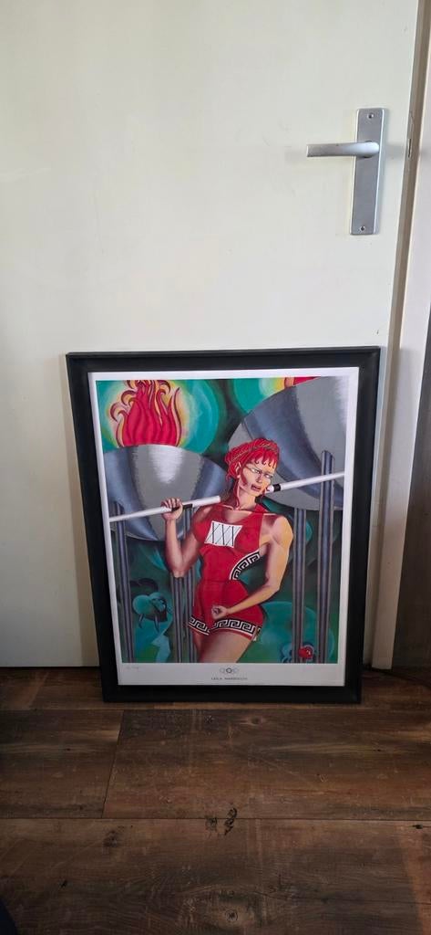 Gesigneerde zeefdruk beperkte oplage, Antiek en Kunst, Kunst | Litho's en Zeefdrukken, Ophalen