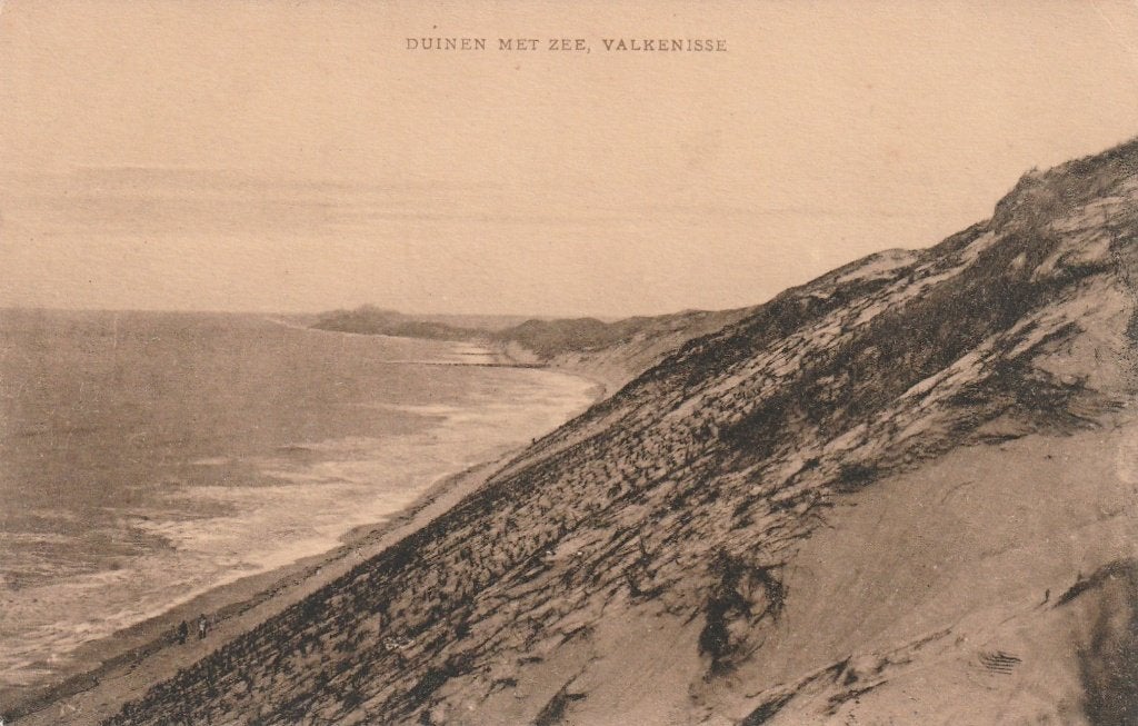 VALKENISSE Duinen met Zee, Verzenden, Voor 1920, Ongelopen, Zeeland