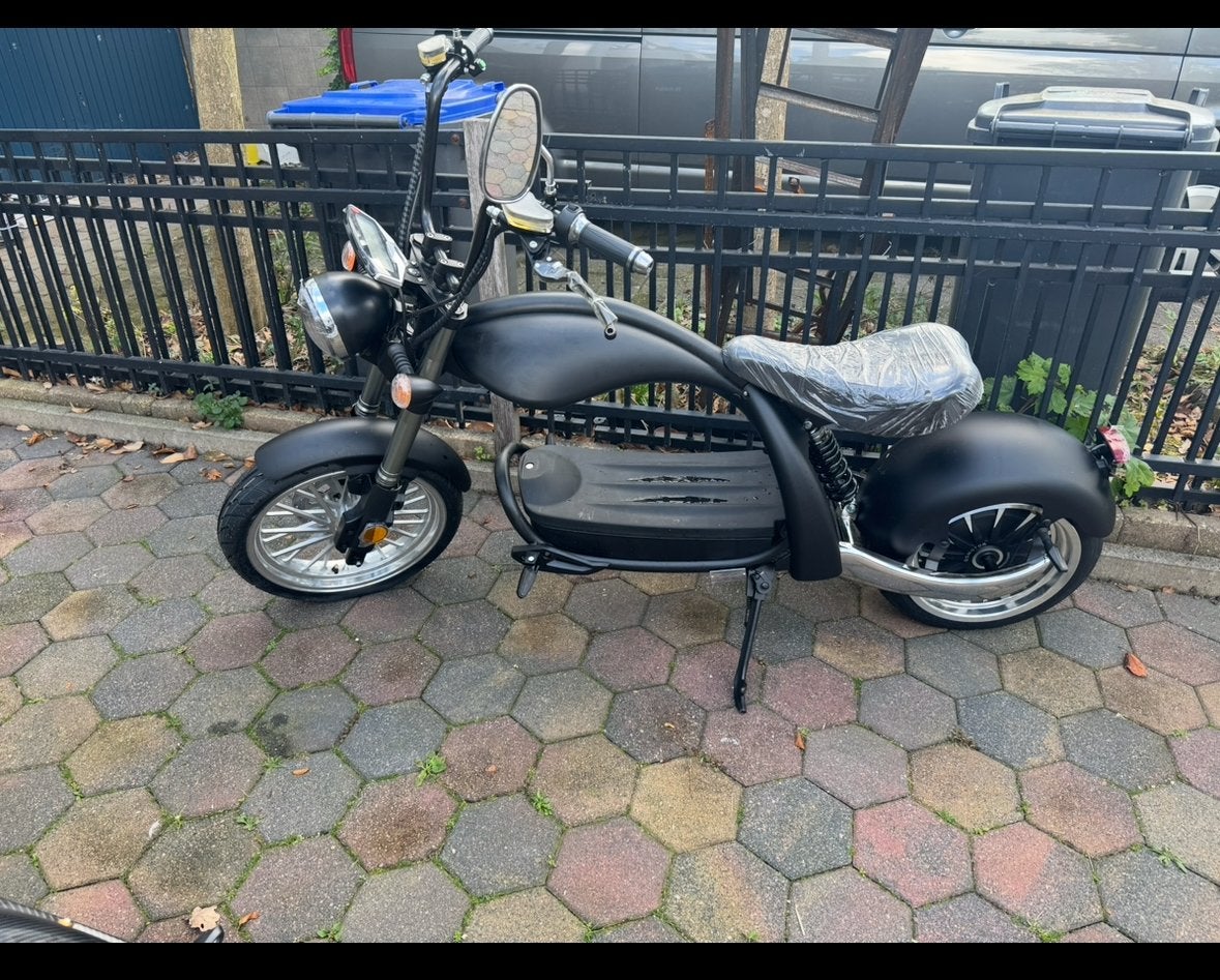 Elektrische Chopper Scooter  nieuw, Fietsen en Brommers, Ophalen of Verzenden, Zo goed als nieuw, Maximaal 25 km/u