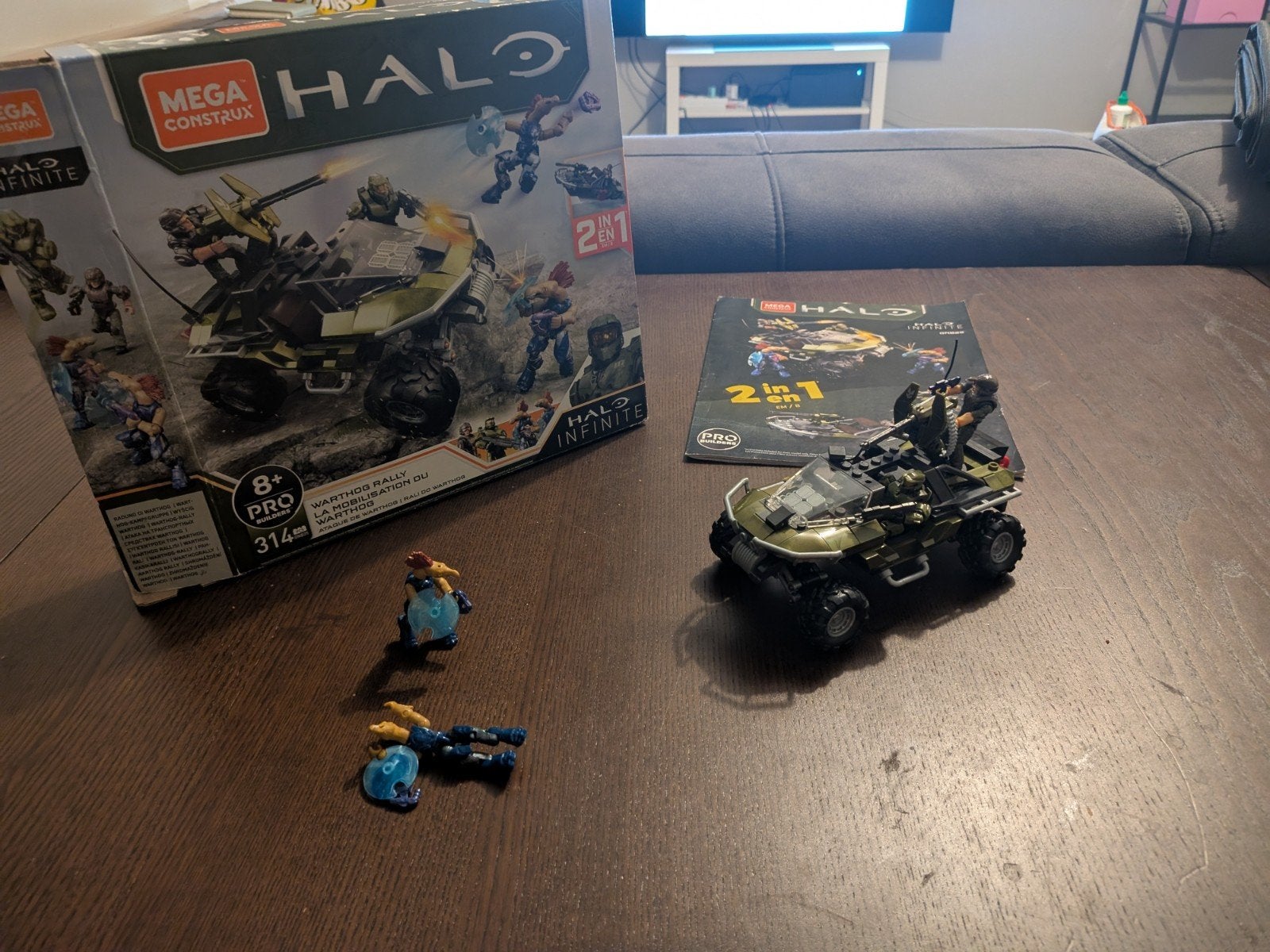 Mega Construx Halo Infinite Warthog Rally (2-in-1), Ophalen of Verzenden, Zo goed als nieuw, Megabloks