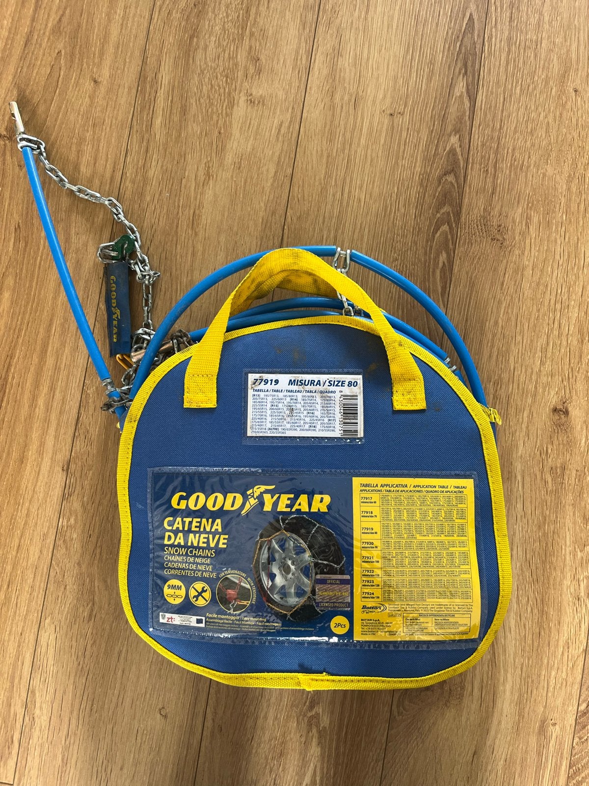 Goodyear sneeuwkettingen - Maat 80 als nieuw, Auto diversen, Ophalen, Nieuw