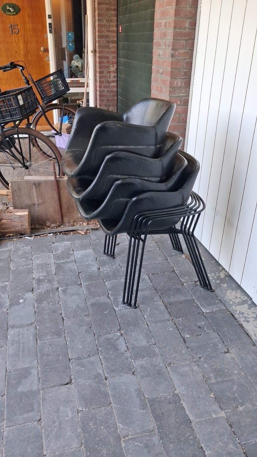 gratis stoelen, Tuin en Terras, Ophalen of Verzenden, Gebruikt, Kunststof