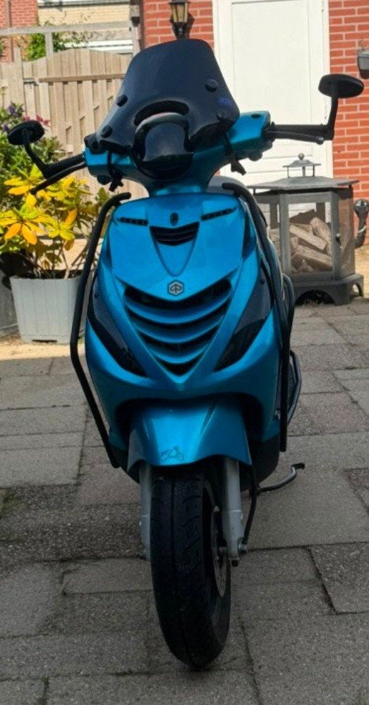 PIAGGIO ZIP UIT 2023 4T CANDY BLUE 5127 KM/  45 KM/H, Ophalen, Maximaal 45 km/u, Zip, Zo goed als nieuw