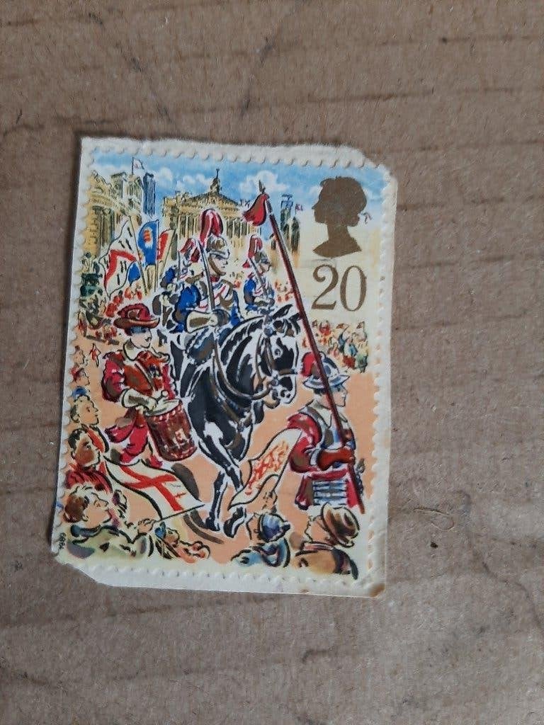1989 Engeland o.a. paard, Verzenden, Gestempeld