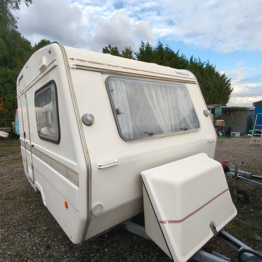 Predom Nomad 126N vrij van keuring (500-750 kg), Caravans en Kamperen, Caravans, Particulier, tot en met 3, tot 500 kg, Treinzit