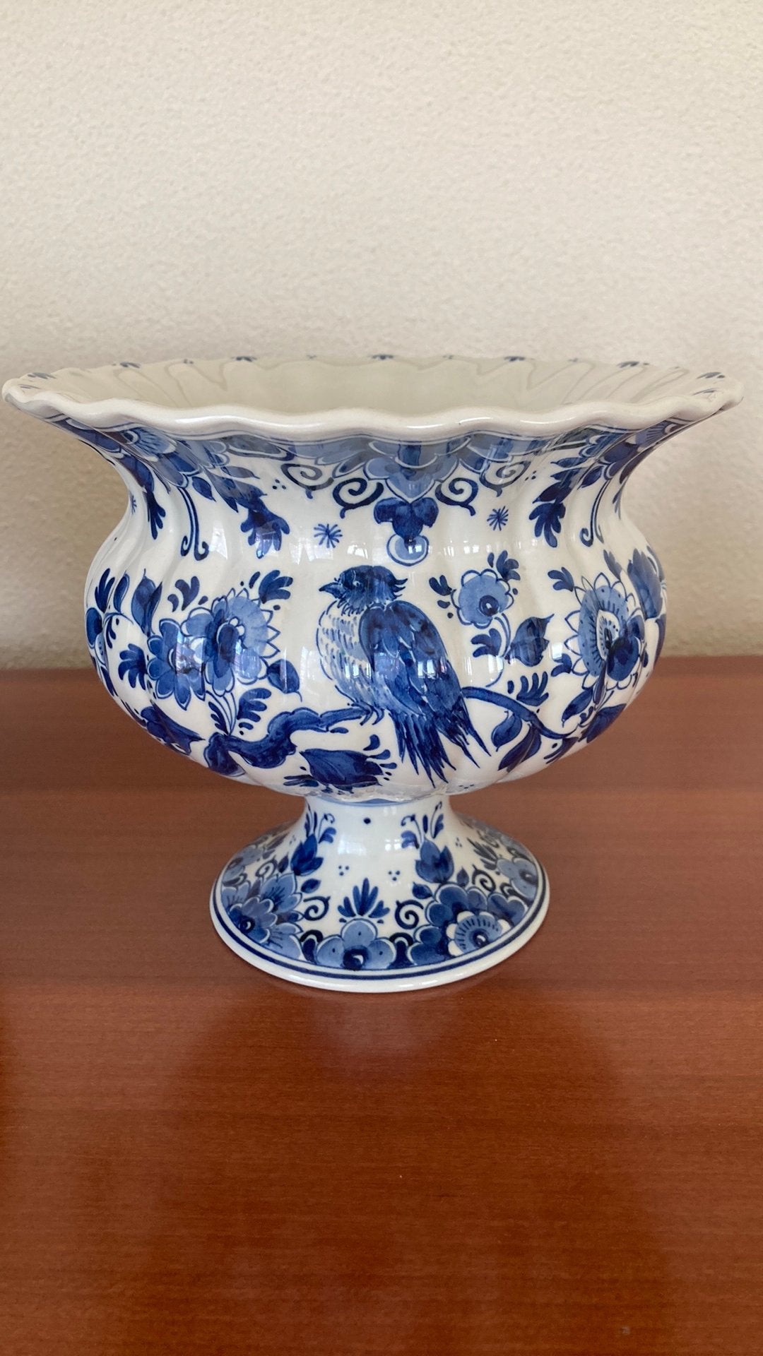 Bloempot Delfts Blauw, Ophalen of Verzenden