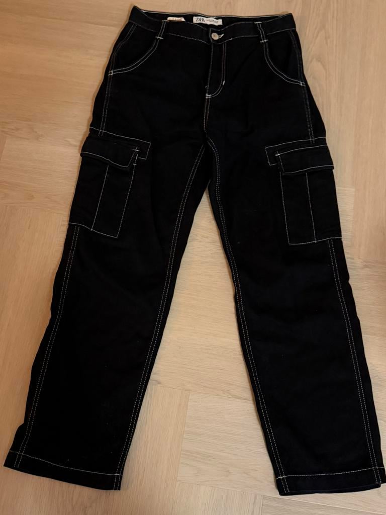 Zara heren worker jeans 38, Ophalen of Verzenden, Zo goed als nieuw, Maat 46 (S) of kleiner, Blauw