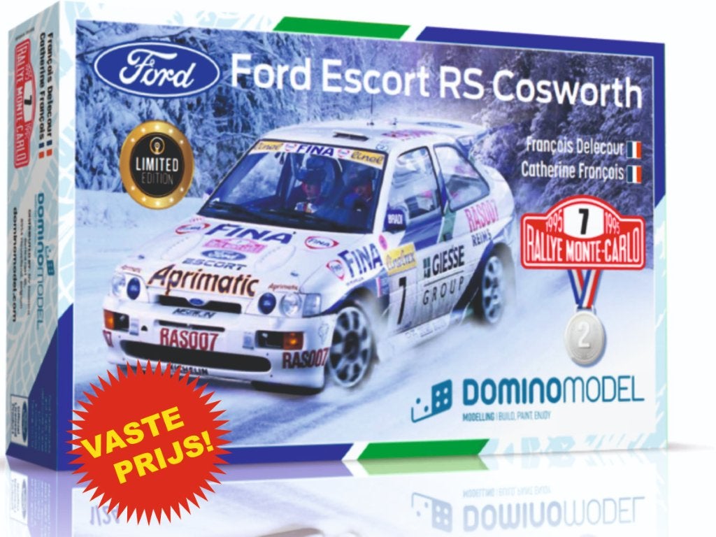 Ford Escort RS Cosworth (Dominomodel FCD001) 1/24, Hobby en Vrije tijd, Overige merken, Auto, Groter dan 1:32, Nieuw