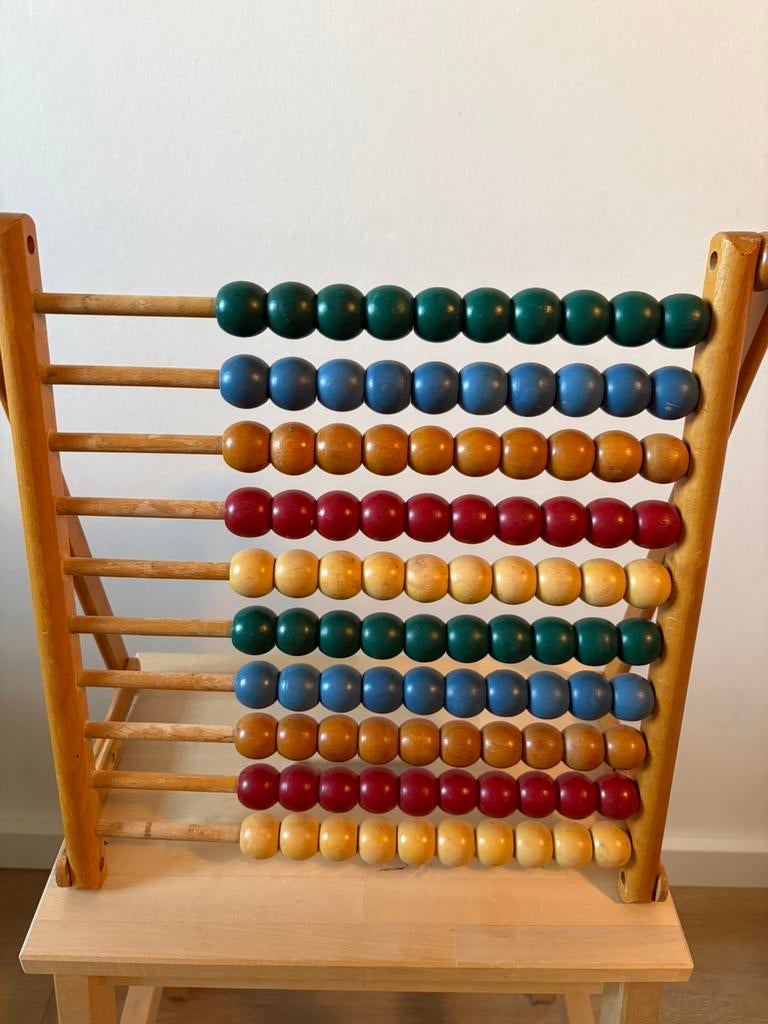 Vintage telraam Abacus, Ophalen, Gebruikt