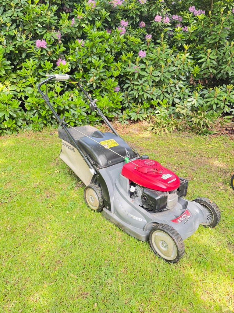 Honda HRX 476C1 VKEE grasmaaier Smart Drive, Ophalen, Cirkelmaaier, Gebruikt, Versnellingen