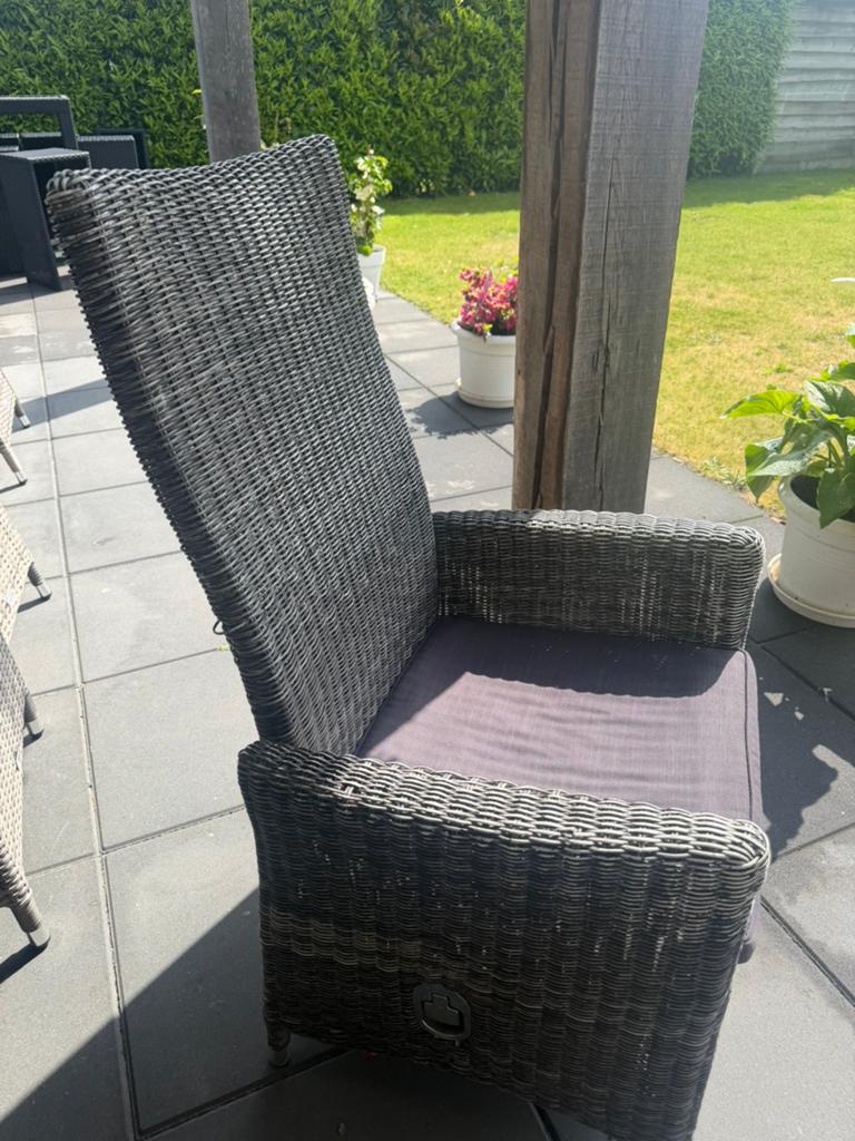 Tuinstoelen 6 stuks, Tuin en Terras, Tuinstoelen, Ophalen of Verzenden, Gebruikt, Kunststof