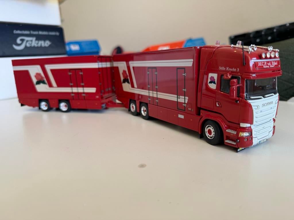 Tekno 119068G+ Scania S-serie G.C.P van den Eijkel, Overige merken, 1:32 tot 1:50, Ophalen of Verzenden, Zo goed als nieuw