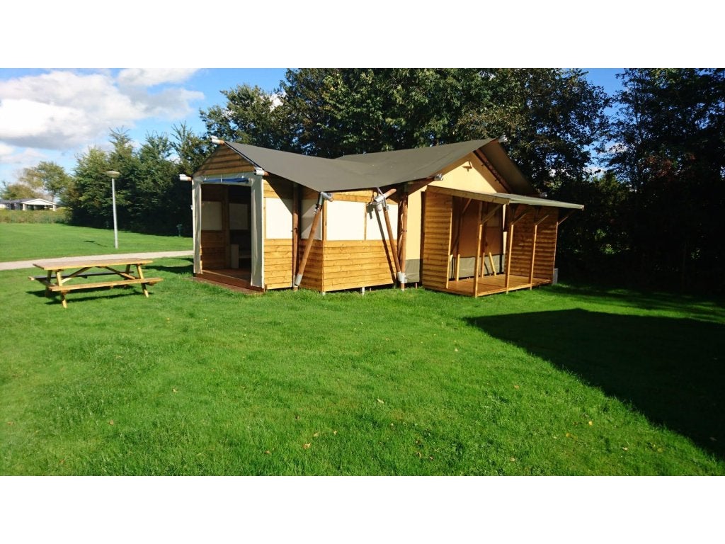 Safaritent te koop in Grou, Friesland! R#52R, Caravans en Kamperen, Tot en met 5
