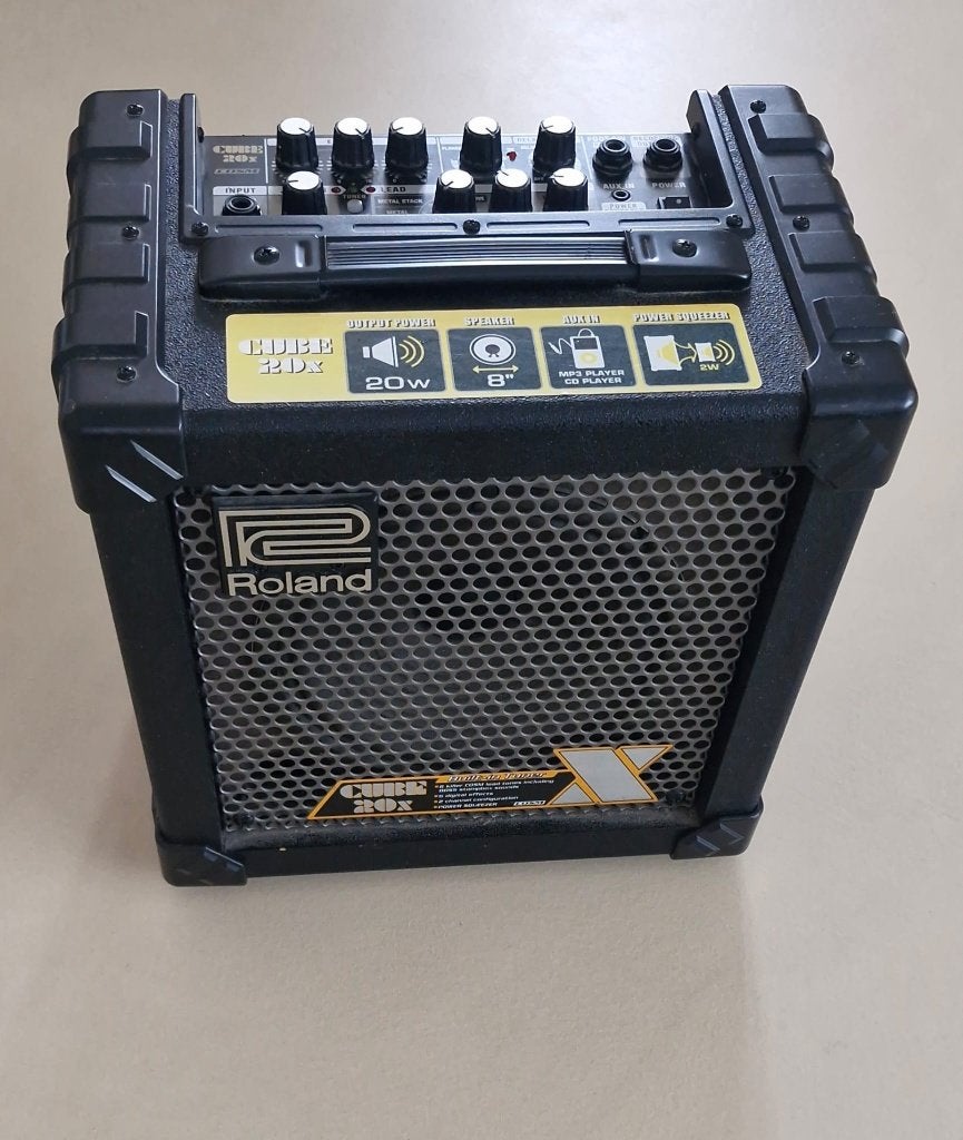 Roland CUBE 20X gitaarversterker – Uitstekende staat, Ophalen of Verzenden, Gebruikt, Gitaar, Minder dan 50 watt