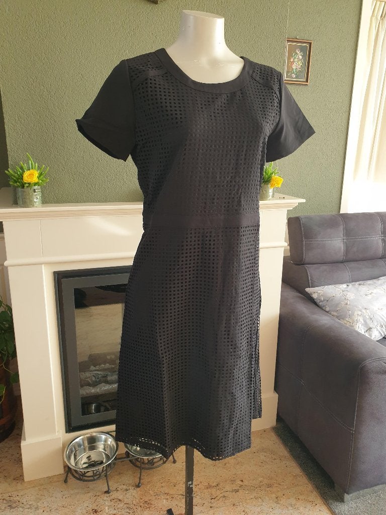 La Ligna prachtige nieuwe zwarte jurk M 38, Kleding | Dames, Maat 38/40 (M), Verzenden, Zwart, Nieuw