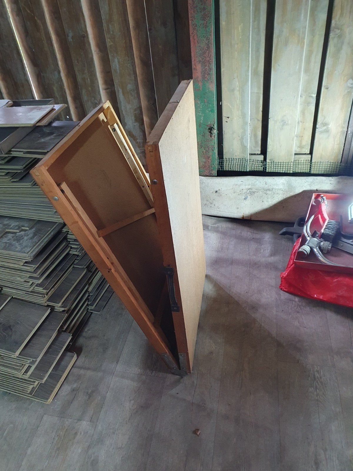 Inklapbare behangtafel, Ophalen, Minder dan 130 cm