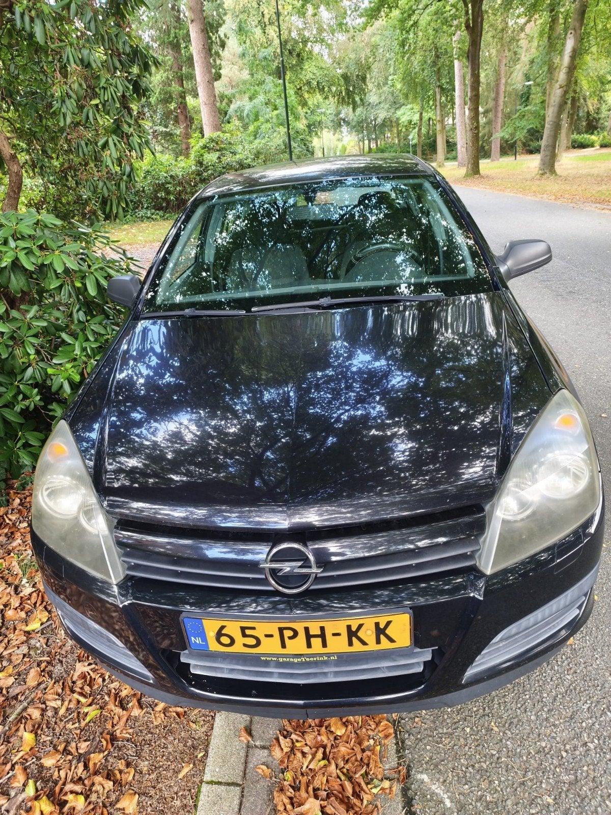 Opel Astra 1.4 16V 5D 2004 Zwart, Auto's, Voorwielaandrijving, 4 cilinders, Handgeschakeld, 1364 cc