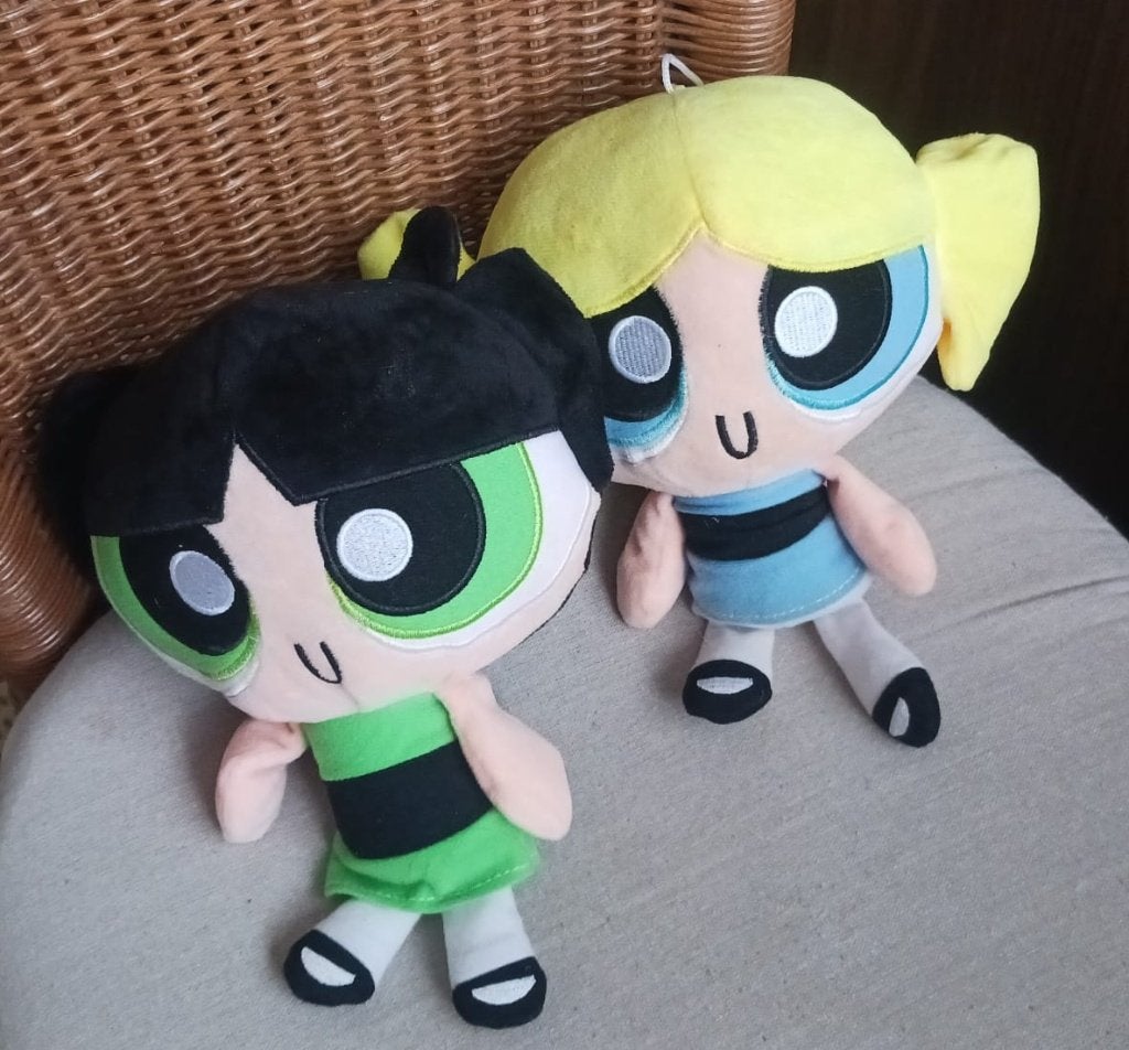 Powerpuff Girls pluche poppen, Overige karakters, Overige typen, Ophalen of Verzenden, Zo goed als nieuw