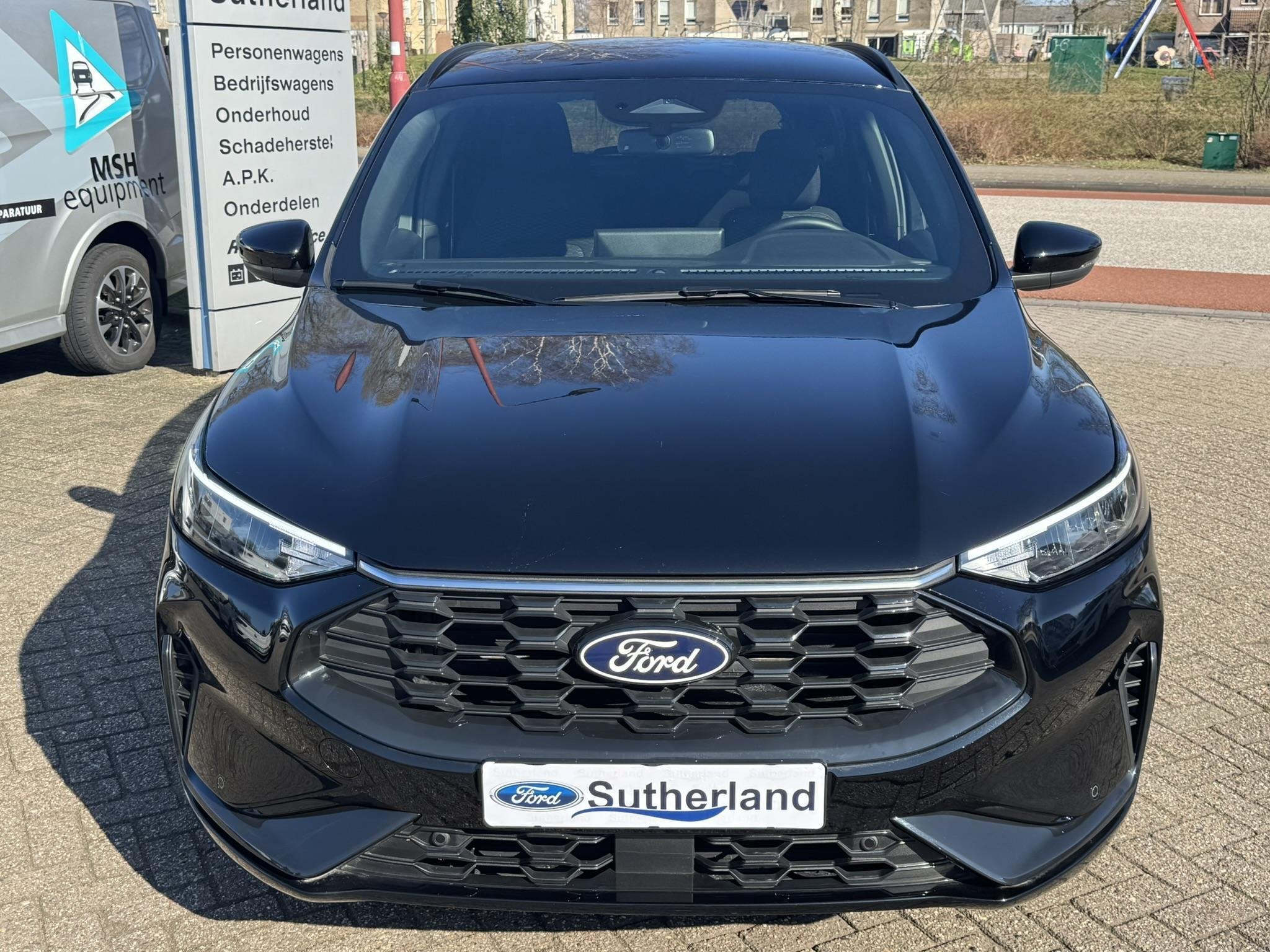 Ford Kuga 2.5 FHEV ST-Line |SCI | 190pk | Winterpack | Achte, Auto's, Stof, Gebruikt, 1589 kg, Zwart