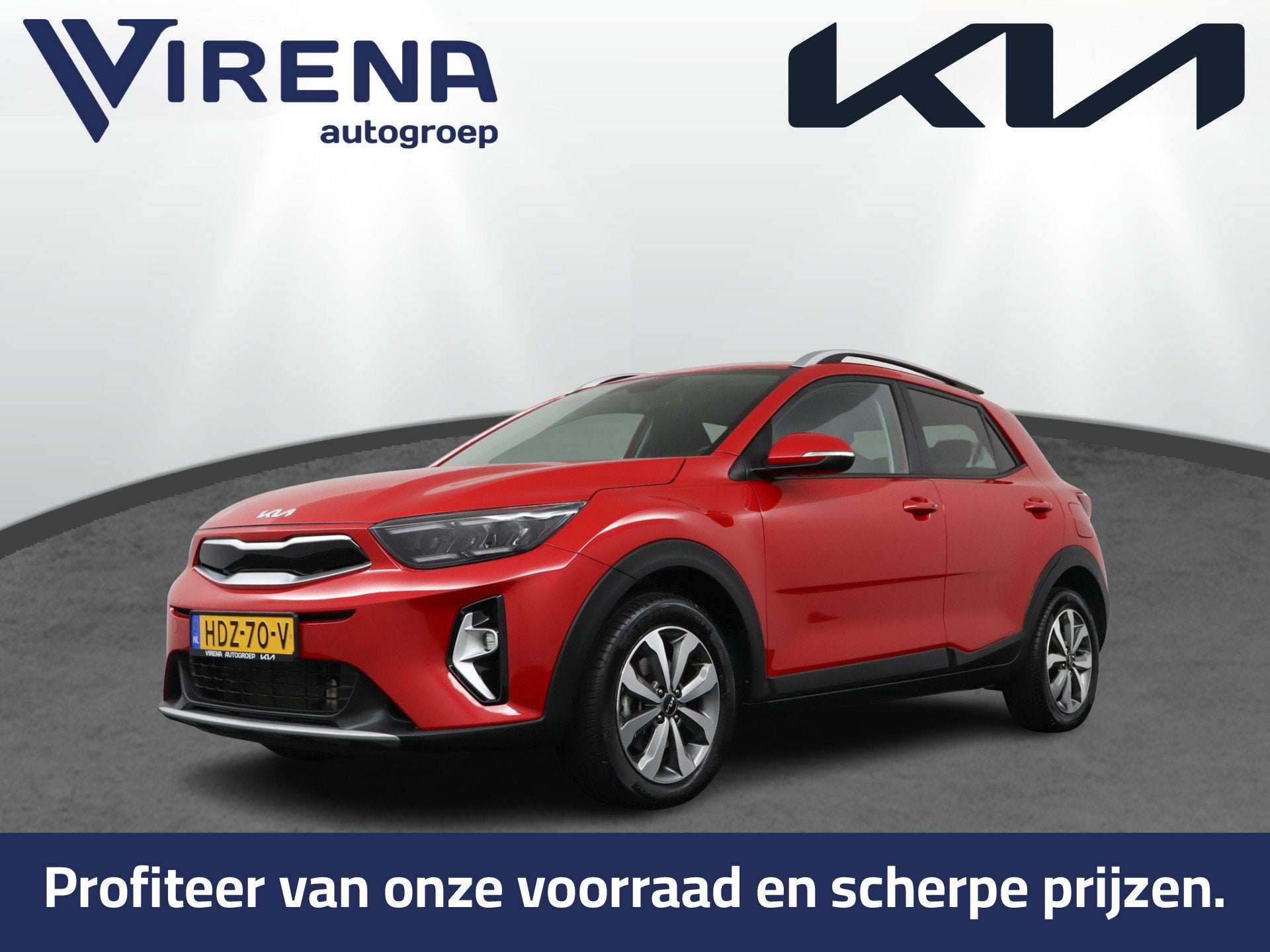 Kia Stonic 1.0 T-GDi MHEV DynamicPlusLine - Climate Control, Auto's, Voorwielaandrijving, 12 maanden, 710 kg, 100 pk