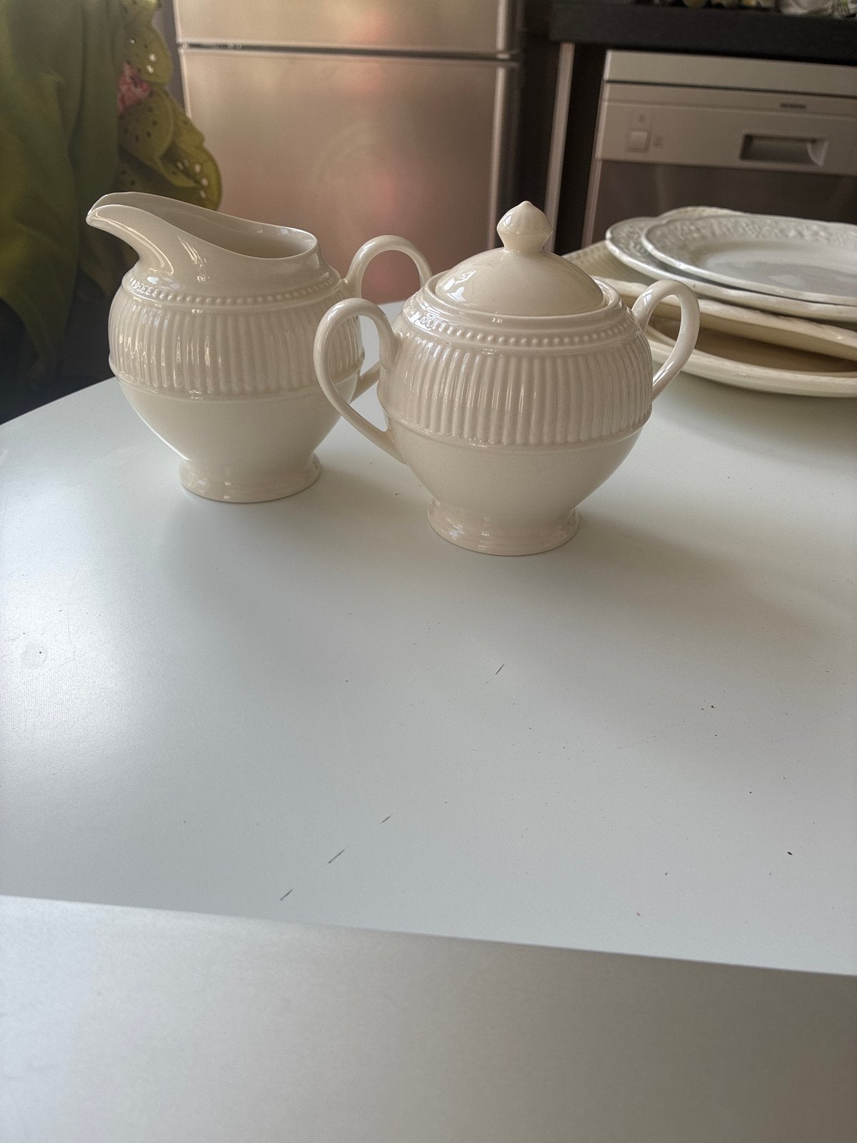 Wedgwood Windsor Melkkan en Suikerpot (10 sets), Huis en Inrichting, Keuken | Servies, Klassiek, Overige typen, Ophalen of Verzenden