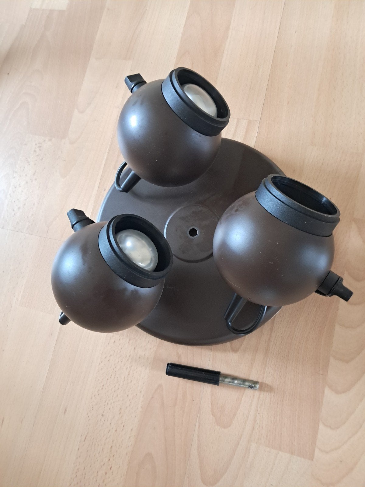 Retro 3-spot kogel lampen / spotjes, Ophalen of Verzenden, Huis en Inrichting