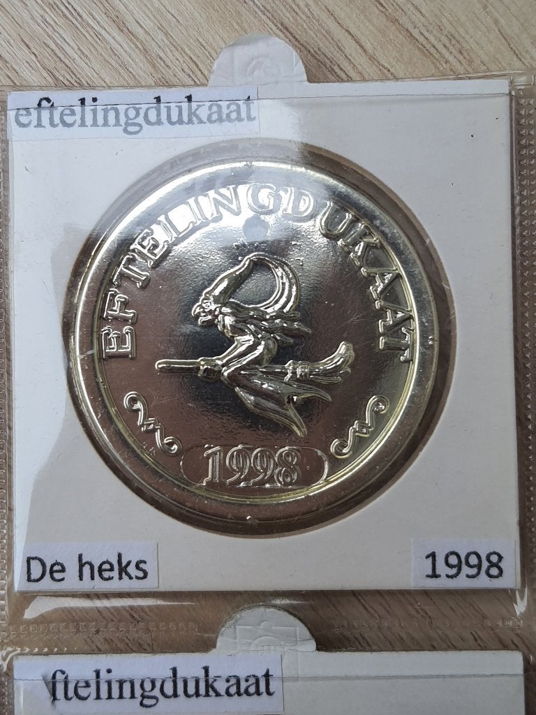 Efteling dukaat ezeltje strekje 1998, Verzamelen, Ophalen of Verzenden, Zo goed als nieuw, Overige typen