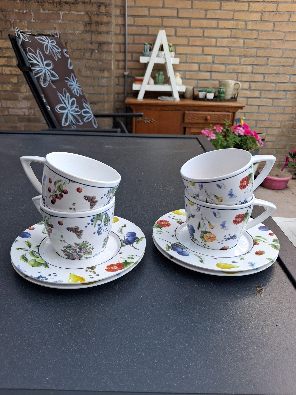 JBS kop en schotels, Ophalen of Verzenden