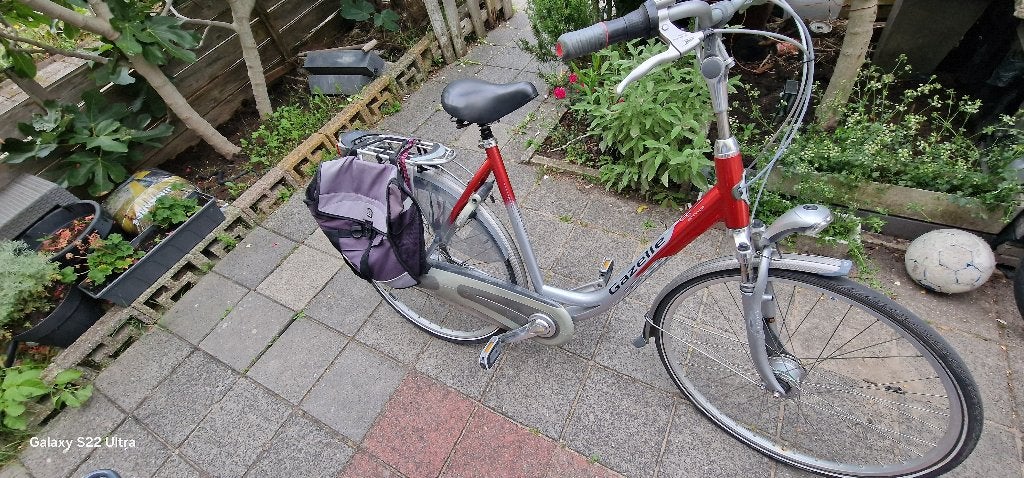 Gazelle damesfiets 28 inch., Ophalen, Gebruikt, Versnellingen, 56 cm of meer