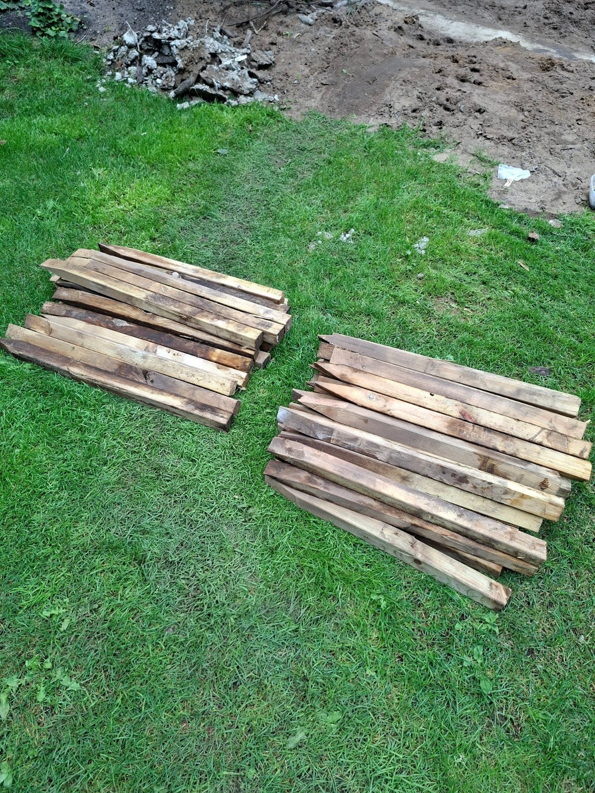 piketpaaltjes, Ophalen, Overige houtsoorten, Minder dan 200 cm, Pallet