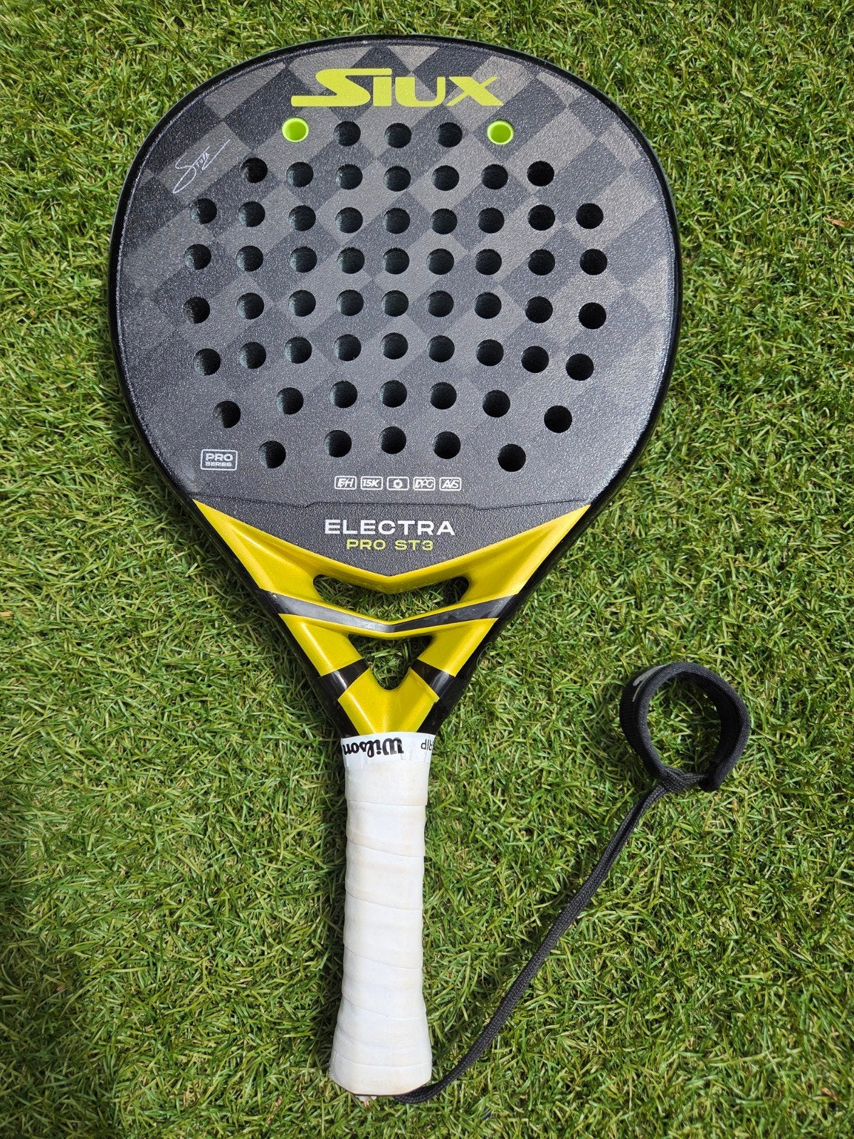 Siux Electra Pro ST3 Padelracket, Lichte gebruikssporen, Sport en Fitness, Padel, Ophalen of Verzenden, Gebruikt, Padelracket