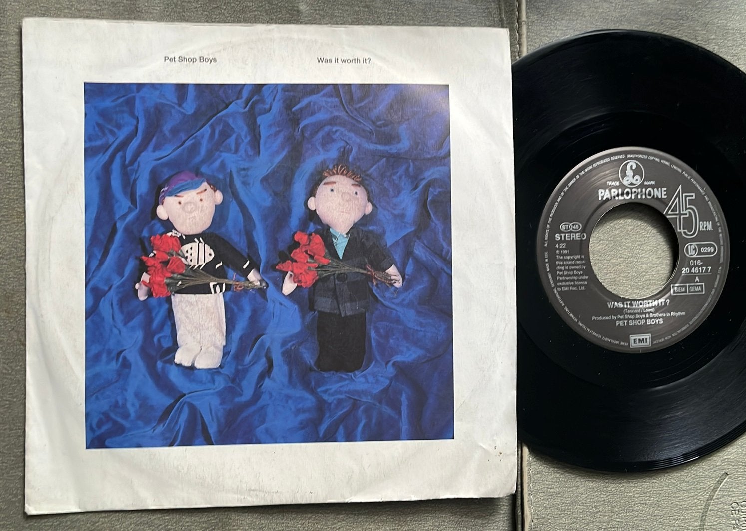 Pet Shop Boys - Was it worth it? 7” EU 1991, Ophalen of Verzenden, Gebruikt, 7 inch