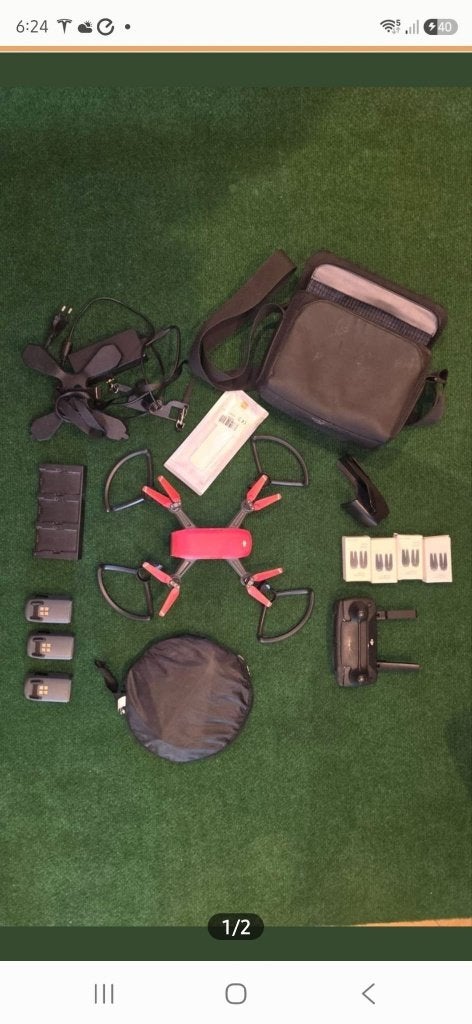 Dji Spark Fly More Combo met veel extras, Audio, Tv en Foto, Drones, Gebruikt, Cameradrone, 100 tot 1000 meter, 15 tot 30 minuten