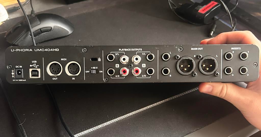 Behringer UMC404HD Audio Interface (goede staat), Computers en Software, Geluidskaarten, Ophalen of Verzenden, Gebruikt, Extern