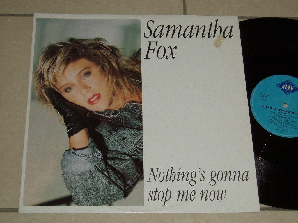maxi single Samantha Fox - Nothing's gonna stop me now, Cd's en Dvd's, Vinyl | Pop, Verzenden, Gebruikt