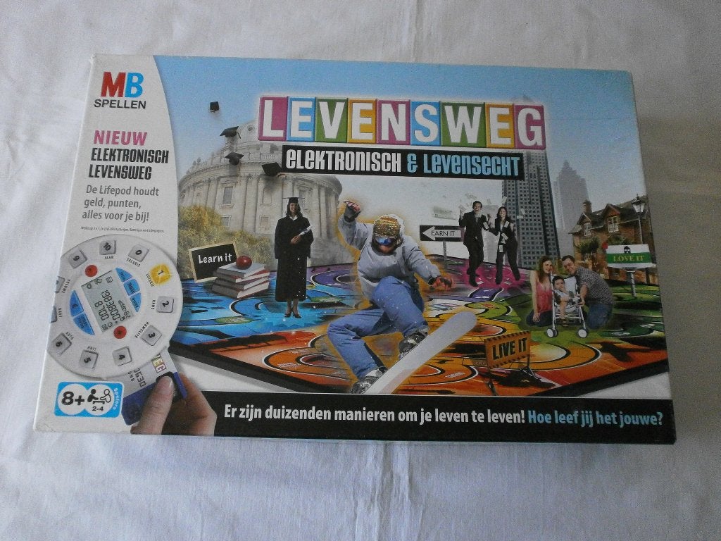 Levensweg Elektronisch, Hobby en Vrije tijd, Drie of vier spelers, Ophalen of Verzenden, Gebruikt, MB